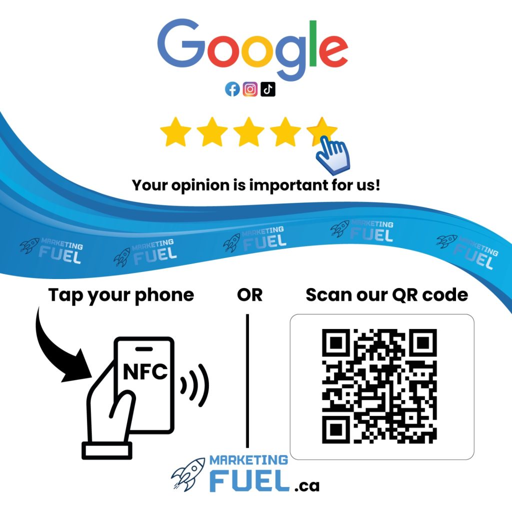 English Google Review Pad
